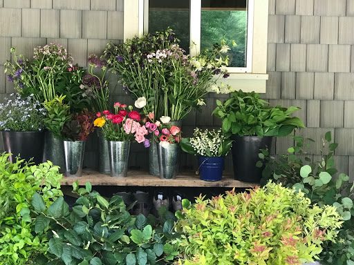 Buckets of Sustainable Flowers