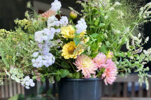 Bucket of flowers