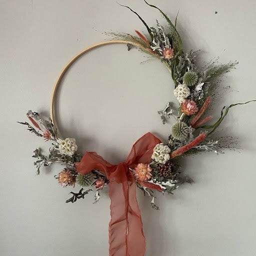 Dried Flower Wreath - Terracotta