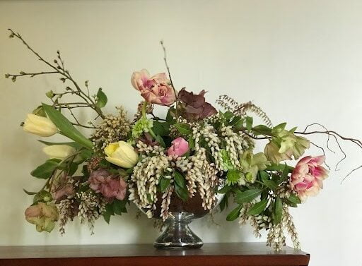 Winter flower arrangement