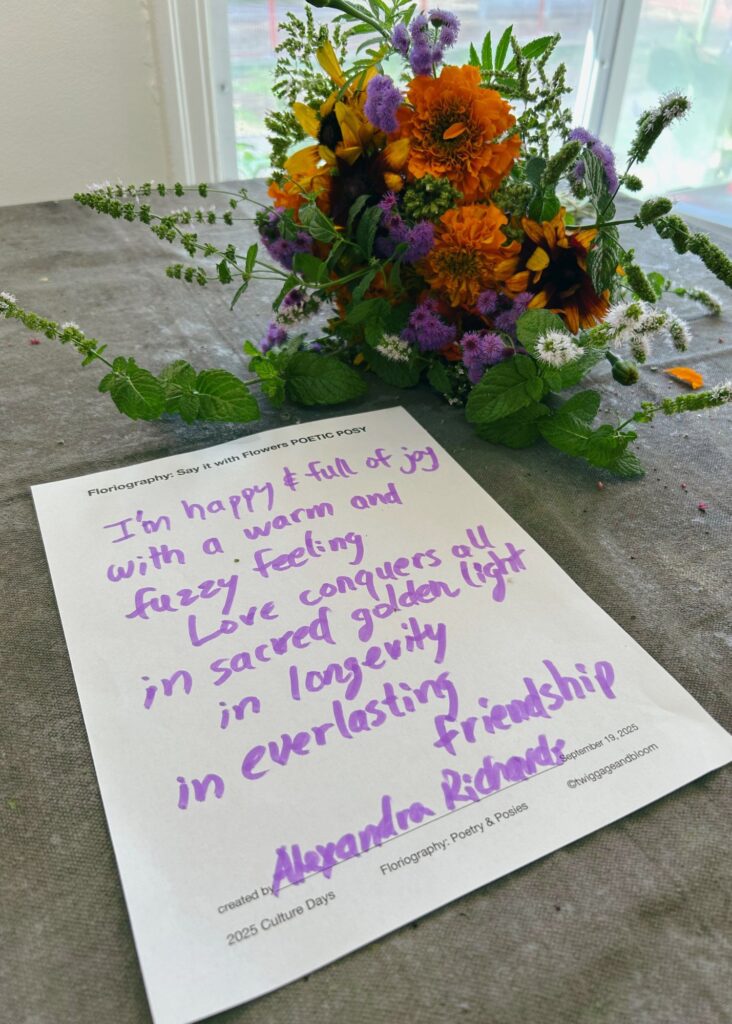 Poetry & Posy Workshops 2025